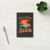 Het leven is beter op het strand post-it® notes (Kantoor)