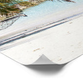 Het leven is beter op het strand poster (Hoek)