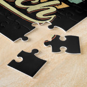 Het leven is beter op het strand Retro zomer vakan Legpuzzel (Zijkant)