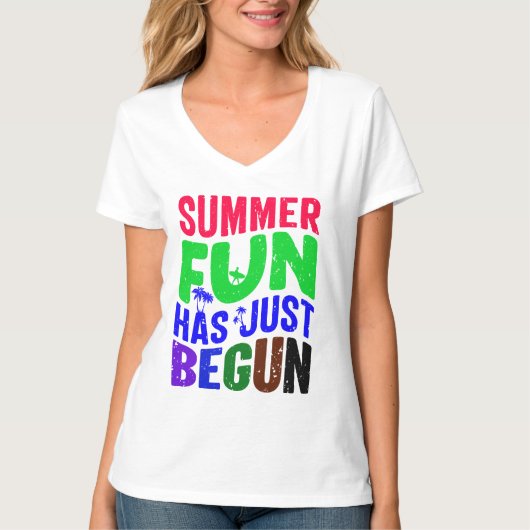 Het leven is beter op het strand t-shirt (Voorkant)