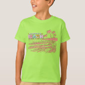 Het leven is beter op het strand t-shirt (Voorkant)