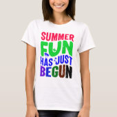 Het leven is beter op het strand t-shirt (Voorkant)