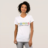 Het leven is beter op het strand! t-shirt (Voorkant volledig)