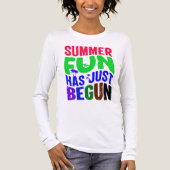 Het leven is beter op het strand Tri-Blend shirt (Voorkant volledig)