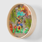 Het leven is beter op het strand Tropische Summer  (Hoek)