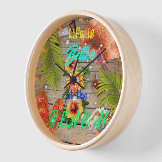 Het leven is beter op het strand Tropische Summer (Hoek)