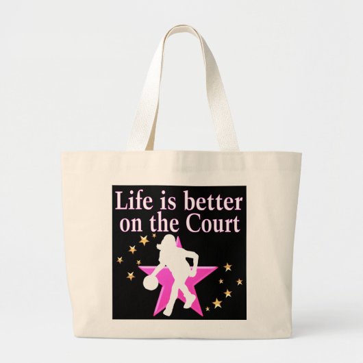 HET LEVEN IS BETER OP HET VELD GROTE TOTE BAG (Voorkant)