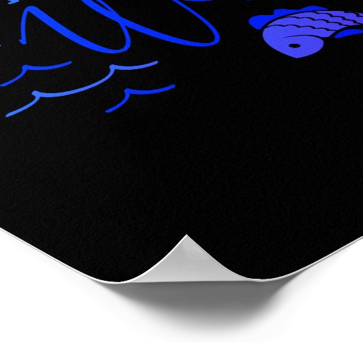 Het leven is beter op het water poster (Hoek)