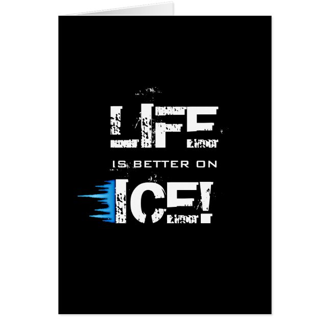 HET LEVEN IS BETER OP ICE! (Voorkant)