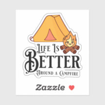 Het leven is beter rond een kampvuur