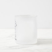 Het leven is beter rondom de theekkatten en boeken matglas koffiemok (Center)