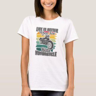 Het leven is beter t-shirt