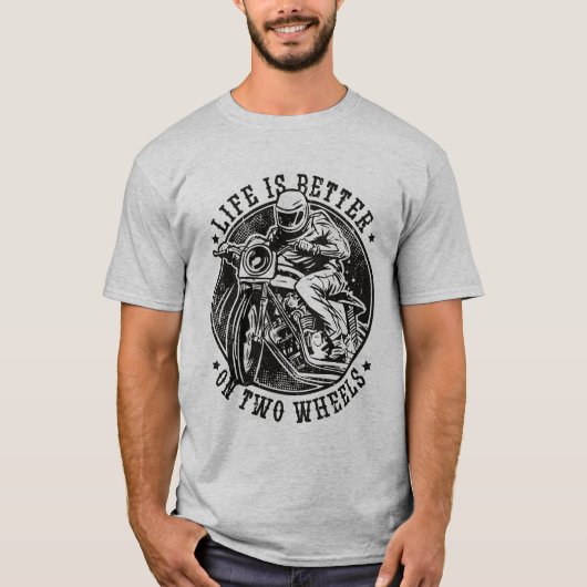 Het leven is beter. t-shirt (Voorkant)