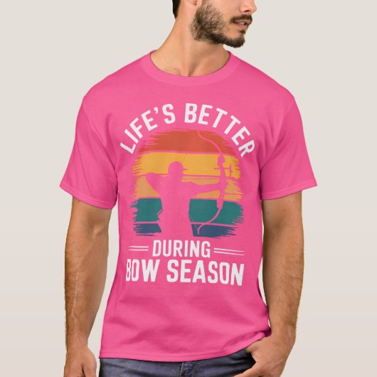 Het leven is beter tijdens het boegseizoen Funny A T-shirt (Voorkant)