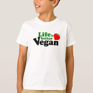 Het leven is beter Vegan T-shirt