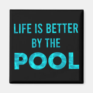 Het leven is beter voor de poolzwemzomer magneet