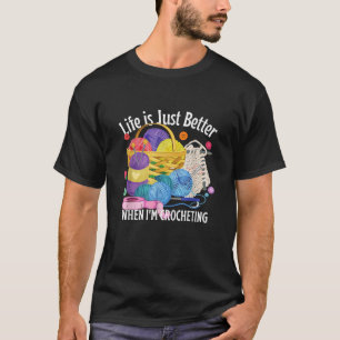 Het leven is beter wanneer het hakken de Lovers A T-shirt
