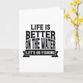 HET LEVEN IS BETER WANNEER U "VIS VIS" BENT KAART (Gele Bloem)