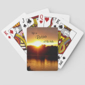 Het leven is beter zonlicht pokerkaarten (Achterkant)