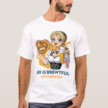Het leven is Brewful Oktoberfest T-Shirt