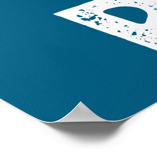 Het leven is cool in het zwembad Swim Lovers Poste Poster (Hoek)