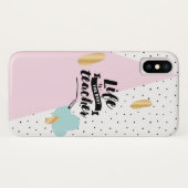 Het leven is de beste leraar Case-Mate iPhone case (Achterkant (horizontaal))