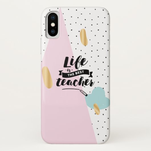 Het leven is de beste leraar Case-Mate iPhone case (Achterkant)