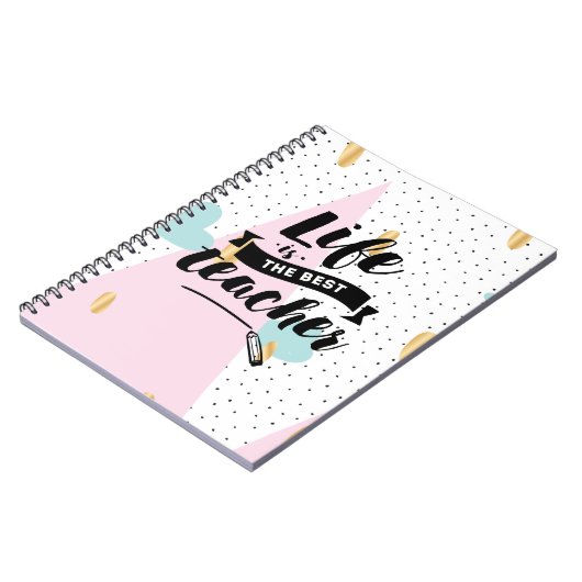 Het leven is de beste leraar notitieboek (Linkerzijde)