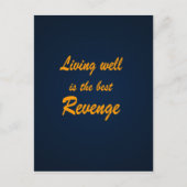 Het leven is de beste omzet briefkaart (Voorkant)