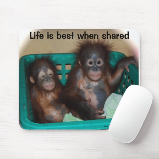 Het leven is de beste togetherness Love Muismat (Met muis)