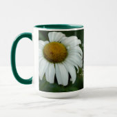 Het leven is de bloem-Daisy met Citaat Mok (Links)