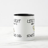 Het leven is de Grote Schutzhund Mok (Midden)