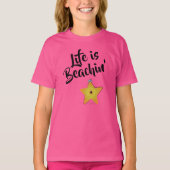 Het leven is de Starfish van Beachin T-shirt (Voorkant)