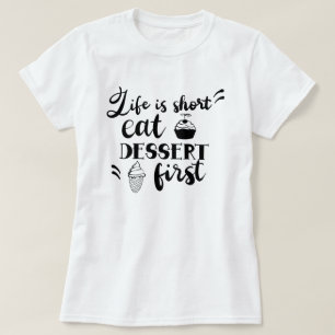 Het leven is de T-shirt van de T-shirt van de vrou