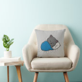 Het leven is doordringend - Slaapende kat Kussen (Stoel)