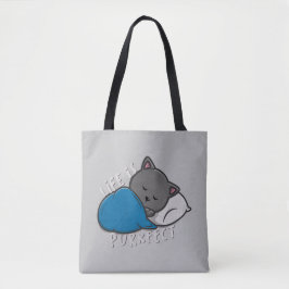 Het leven is doordringend - Slaapende kat Tote Bag