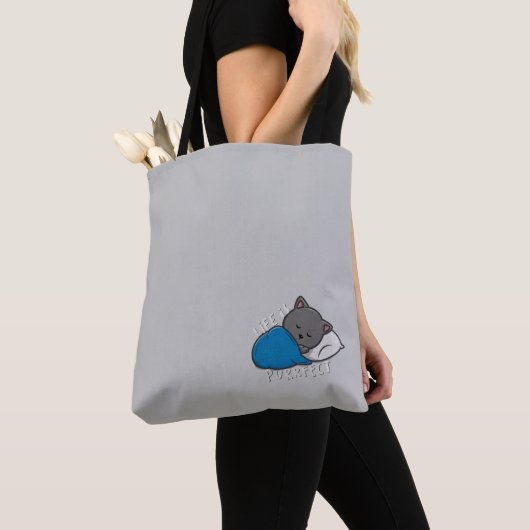Het leven is doordringend - Slaapende kat Tote Bag (Dichtbij)