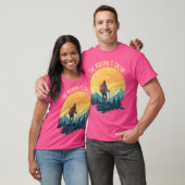 Het leven is echt een goede zomerse Happy Mountain T-shirt (Unisex)