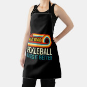 Het leven is echt goed Pickleball maakt het beter Schort (Insitu)