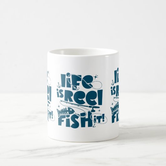 Het leven is echt koffiemok (Center)