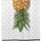 Het leven is een ananas ondersteboven douchegordijn (Voorkant)