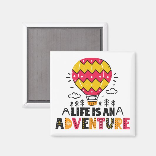 Het leven is een Aventure Magnet (Voorkant / Achterkant)