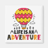 Het leven is een Aventure Magnet (Voorkant)