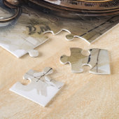 Het leven is een avonturenkompas puzzel (Zijkant)