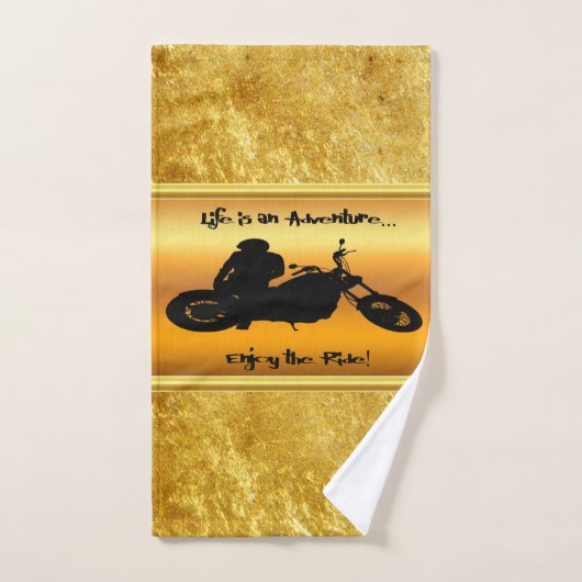 Het leven is een avontuur dat geniet van de rit bad handdoek (Handdoek)