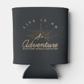 Het leven is een avontuur die de droom van het Ond Blikjeskoeler (Achterkant)