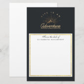 Het leven is een avontuur die de droom van het Ond Briefpapier (Voorkant / Achterkant)