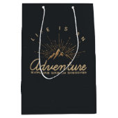 Het leven is een avontuur die de droom van het Ond Medium Cadeauzakje (Voorkant)