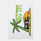 Het leven is een avontuur, dus RV het Theedoek (Verticaal)