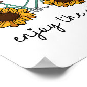 Het leven is een avontuur en geniet van de Ride Poster (Hoek)